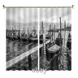 Ancient large ship transportation Printing 3D Blockout Curtains Fabric Window