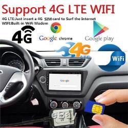 Android 6.0 9inch Double 2Din Quad-Core Car Stereo Radio GPS WiFi 4G Mirror Link