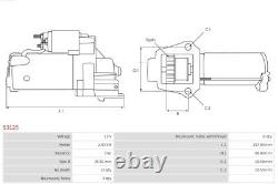 As-Pl S3125 Starter for Citroën Fiat Ford Land Rover Peugeot