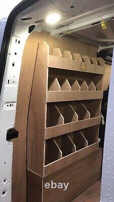 Assembled Ford Transit Custom Van Racking Ply Lining Storage Swb