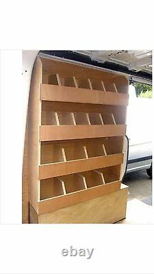 Assembled Ford Transit Custom Van Racking Ply Lining Storage Swb