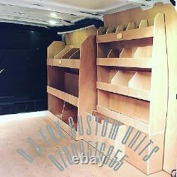 Assembled Ford Transit Custom Van Racking Ply Lining Storage Swb