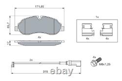 BOSCH 0 986 494 845 Brake Pad Set, disc brake for FORD