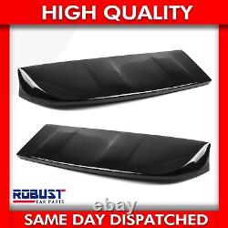 Barn Door Rear Spoiler Painted Gloss Black For Ford Transit Custom (2012-2023)