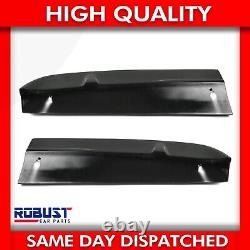 Barn Door Rear Spoiler Painted Gloss Black For Ford Transit Custom (2012-2023)