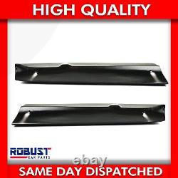 Barn Door Rear Spoiler Painted Gloss Black For Ford Transit Custom (2012-2023)