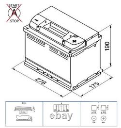 Battery fits FORD FIESTA FUSION KUGA C-MAX TRANSIT GRAND C-MAX Bosch 096