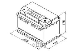 Battery fits FORD TRANSIT CONNECT C-MAX GRAND C-MAX KUGA S-MAX Bosch 067