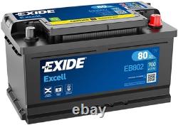 Battery fits FORD TRANSIT CUSTOM 1.0 2.0D 2.2D 12 to 23 Exide 110 700A 80Ah New