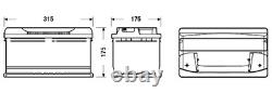 Battery fits FORD TRANSIT CUSTOM 1.0 2.0D 2.2D 12 to 23 Exide 110 700A 80Ah New