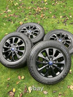 Black Ford Transit Custom Alloy Wheels Limited Mk9 Mk8 Mk7 Mk6 Tyres