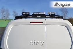 Black Rear Roof Bar + Beacon + Lamp For Ford Transit Tourneo Custom 2018-2023