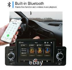 Bluetooth Touch Screen Car Radio Stereo 5in 1Din FM USB AUX Mirror Link MP5 Cam