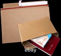 Book Mailers Brown Cardboard C4 C5 Capacity Transit Parcel