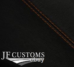 Brown Stitch Leather 2x Front Door Covers For Ford Transit Custom Mk8 13-18