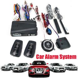 Car SUV One Button Start Alarm Keyless Entry System Remote Control Push Button