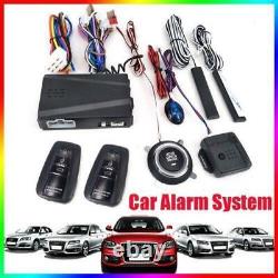 Car SUV One Button Start Alarm Keyless Entry System Remote Control Push Button