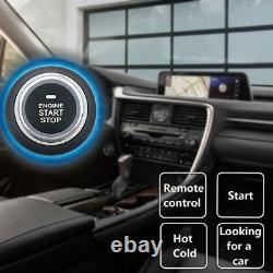 Car SUV One Button Start Alarm Keyless Entry System Remote Control Push Button