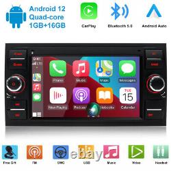 Car Stereo for Ford Focus Fiesta Transit Galaxy C/S-Max Android 12.0 DAB+Carplay