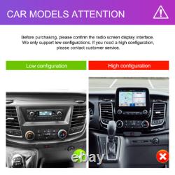 DAB+ Radio Android 13 Car Stereo GPS Carplay For Ford Transit Custom 2018-2023