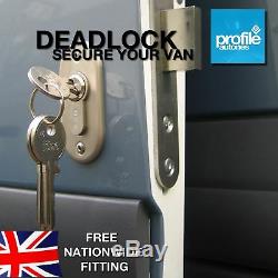 Deadlock Free Fitting Transit Custom Renault Ford All Vans Commercial Dead Lock