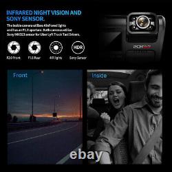 Dual Camera DVR Car Dash Cam Recorder G-Sensor Night Vision Video Wide Angle Len