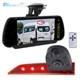 Dual Rear Brake Light Reversing Camera For Ford Transit Custom Van +7 Monitor