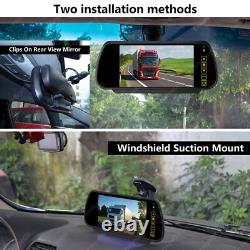 Dual Rear Brake Light Reversing Camera For Ford Transit Custom Van +7 Monitor