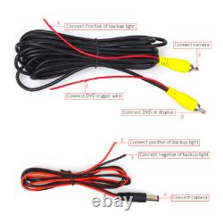 Dual Rear Brake Light Reversing Camera For Ford Transit Custom Van +7 Monitor
