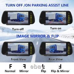 Dual Rear Brake Light Reversing Camera For Ford Transit Custom Van +7 Monitor