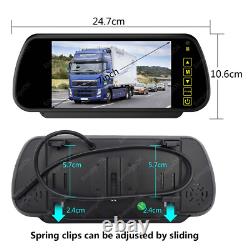 Dual Rear Brake Light Reversing Camera For Ford Transit Custom Van +7 Monitor
