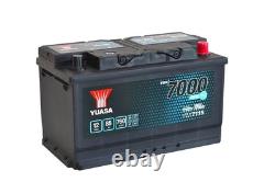 EFB Car Battery YBX7115 Yuasa 115 EFB 760A 85Ah 4Yr WTY 317x175x190 Start Stop