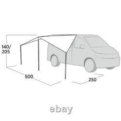 Easy Camp Lom Tri Van Canopy Ideal for T5/T6/T6.1, Ford Transit Custom etc