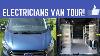 Electricians Work Van Tour Ford Transit Custom 2019 With Sortimo Racking