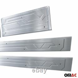 Entry strips door sills for Ford Transit Custom 2013-2024 stainless steel 4x