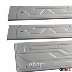 Entry strips door sills for Ford Transit Custom 2013-2024 stainless steel 4x