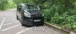 FORD CUSTOM TRANSIT LIMITED 2014 50k MILES HIGH SPEC NO VAT PANTHER BLACK