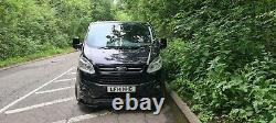 FORD CUSTOM TRANSIT LIMITED 2014 50k MILES HIGH SPEC NO VAT PANTHER BLACK