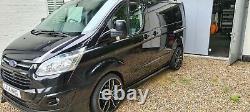 FORD CUSTOM TRANSIT LIMITED 2014 50k MILES HIGH SPEC NO VAT PANTHER BLACK