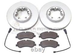 FORD TRANSIT CUSTOM 2.0 2.2 TDCi FRONT 2 BRAKE DISCS & PADS (CHECK SIZE CHOICE)