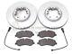 FORD TRANSIT CUSTOM 2.0 2.2 TDCi FRONT 2 BRAKE DISCS & PADS (CHECK SIZE CHOICE)