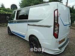 FORD TRANSIT CUSTOM 2.2 TDCi L1 RS EDITION 6 SEAT CREW CAB 100ps 2015 65 Plate