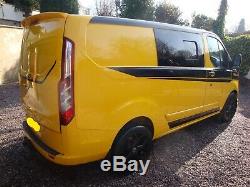 FORD TRANSIT CUSTOM DOUBLE CAB 6 SEAT KOMBI RS EDITION 2015 65 Plate NO VAT