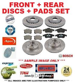 FRONT + REAR DISCS & PADS for FORD TRANSIT CUSTOM V362 Bus 2.0 EcoBlue 2015-on