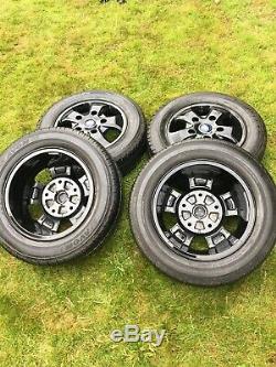Factory Ford Transit Gloss Black Mk8 Mk7 Mk6 Limited Alloy Wheels Tyres