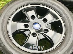 Factory Ford Transit Gloss Black Mk8 Mk7 Mk6 Limited Alloy Wheels Tyres