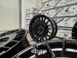Fit Transit Custom 18-23 Aluwerk T-sport Gloss Black Load Rated 5x160 19 Alloys