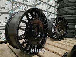 Fit Transit Custom 18-23 Aluwerk T-sport Gloss Black Load Rated 5x160 19 Alloys