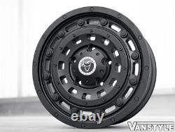 Fits Ford Custom 18 On Wolfrace Overland 18 Matte Black Alloy Wheels 5x160 Load