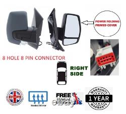 Fits Ford Transit Custom 2012-2023 Right Electric Powerfold Complete Mirror Unit